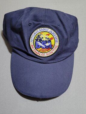 2010 BSA National Scouting Jamboree 100 Years of Scouting Dark Blue Cap W/Lights